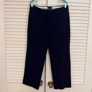 Banana Republic Sloan Navy Cropped Pants